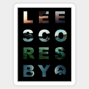 LEE SCORESBY Name Design (black) | His Dark Materials Sticker